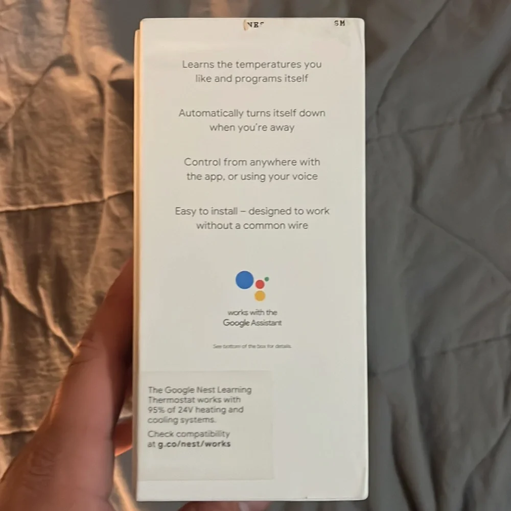 Google nest learning thermostat
